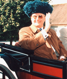Prins Henrik ved jubilæum i 1996. Foto: Dragør Lokalarkiv